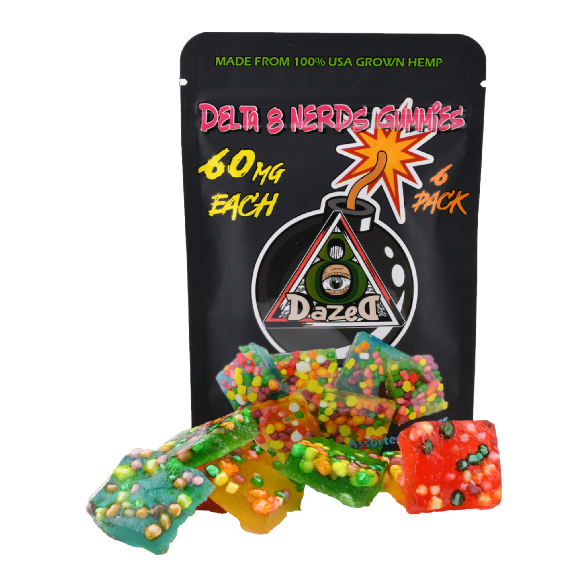 Nurdz Delta 8 Gummies - 6pc [60MG]