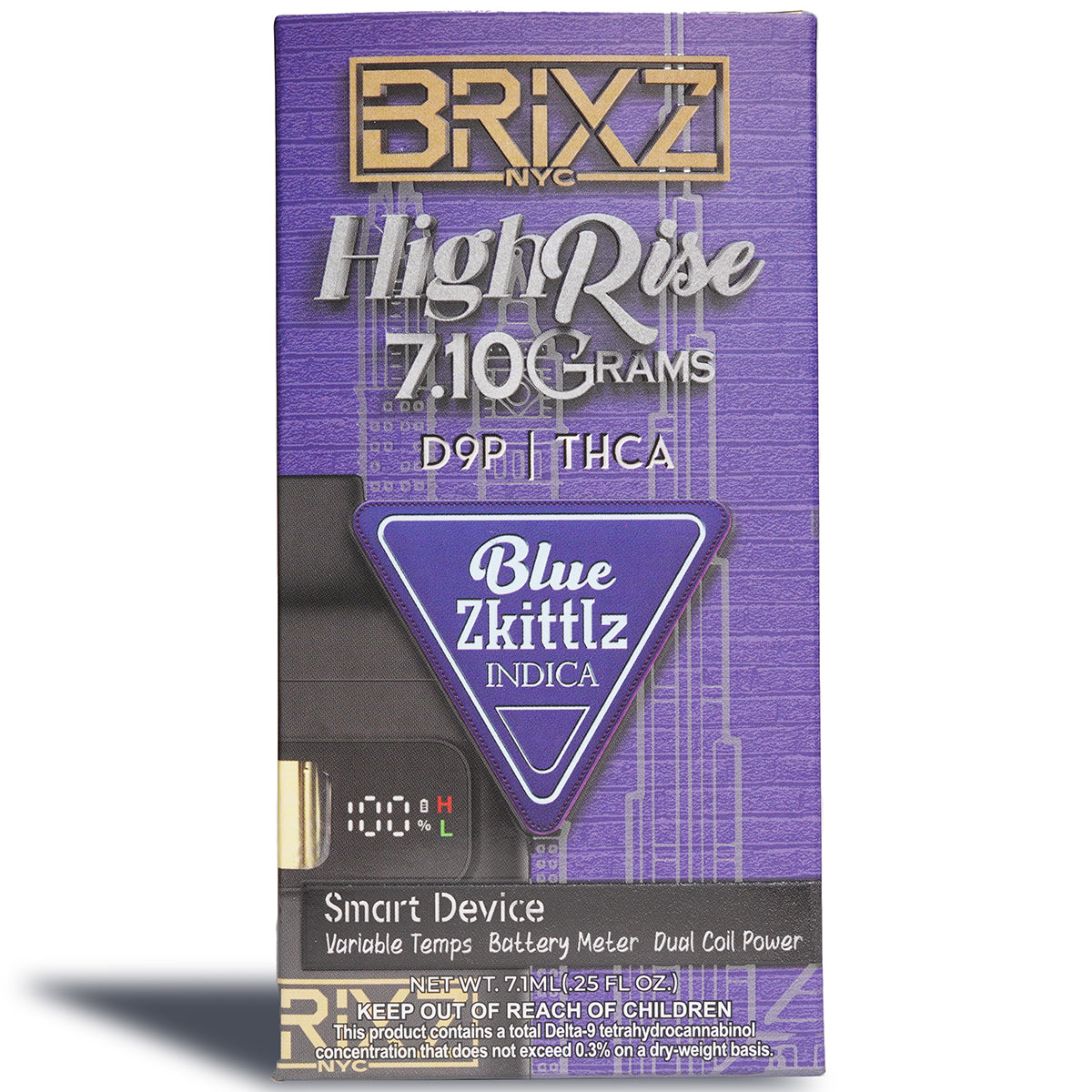 BRIXZ Blue Zkittlz HighRise [7G]