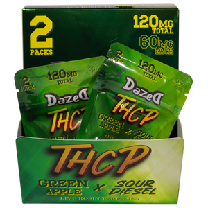 Gummy Dispenser 60mg 2 Pack THCP - Green Apple [30ct]