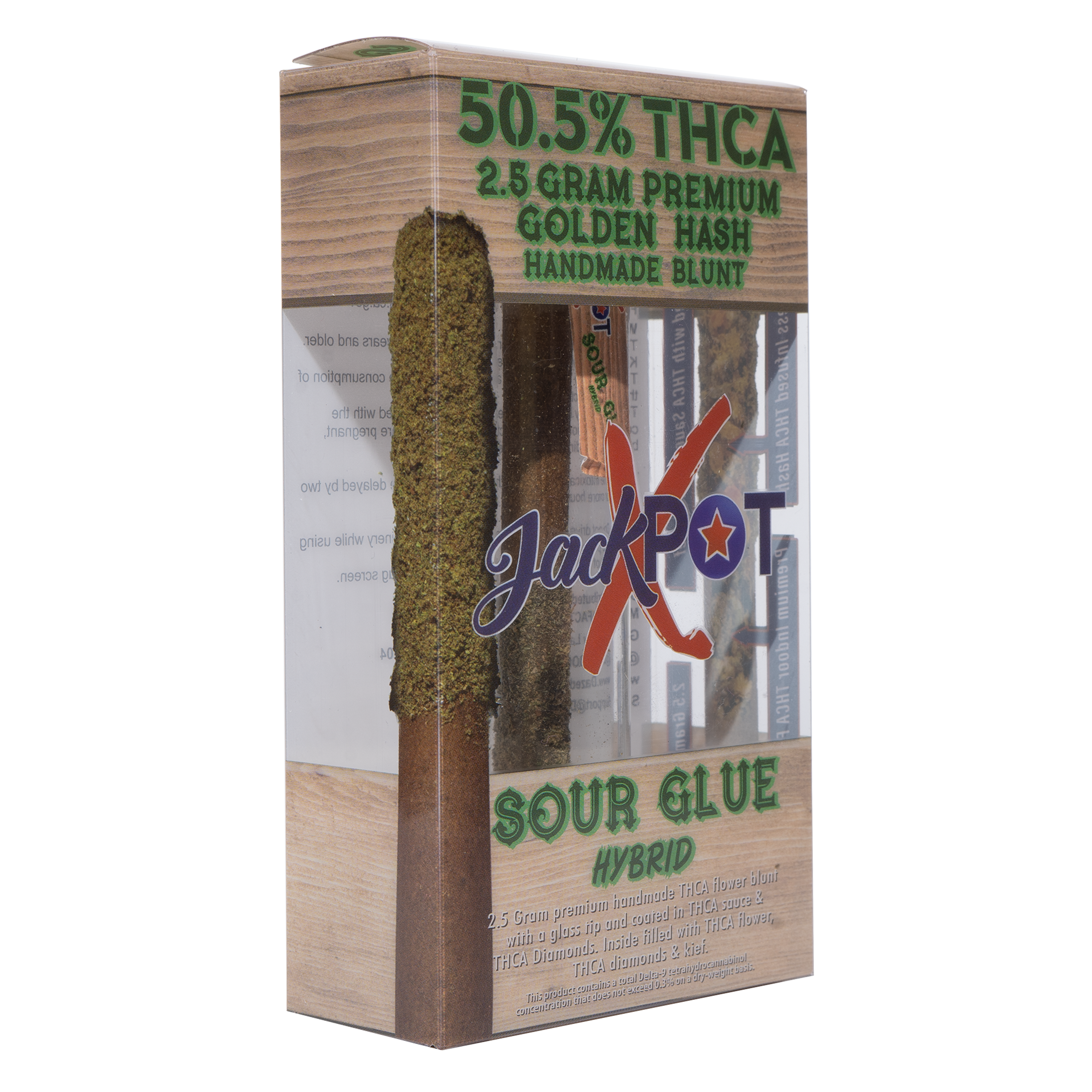 JackPotX Golden Hash THCA Pre Roll - Sour Glue [2.5G]