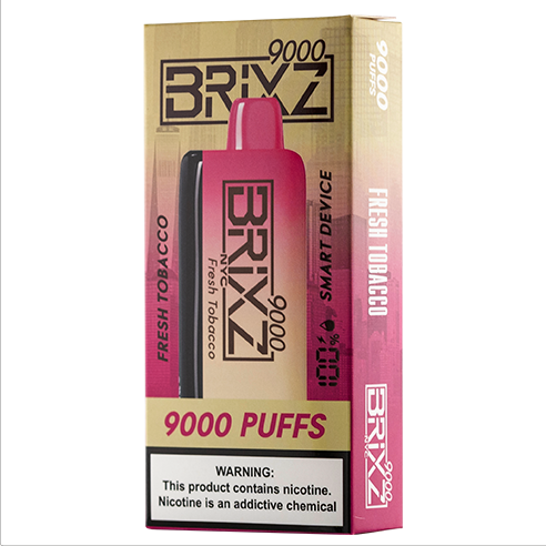 Brixz Bar 9000 Puff - Fresh Tobacco